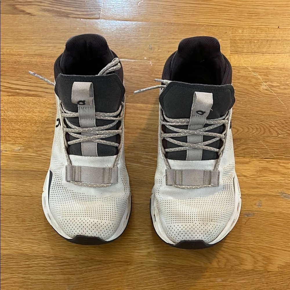 Women's Black and White Athletic Shoes